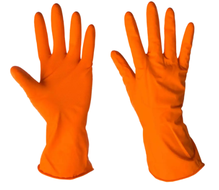 Рукавички господарські латексні потовщені WHL-02L, розмір L Werk